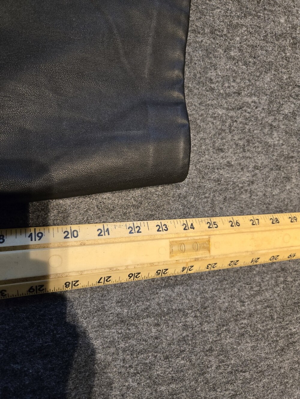 Black Express Faux Leather Zip-Detail Pencil Skirt - Picture 6 of 7